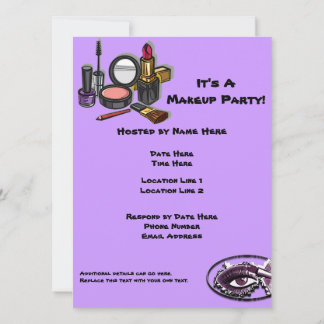 Makeup-Party Einladungen