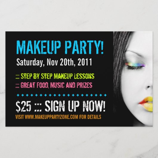 Makeup Party Flyer (Vorne)