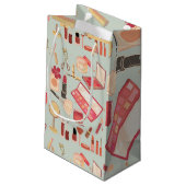 MAKEUP PATTERN KLEINE GESCHENKTÜTE (Rückseite Schrägansicht)