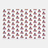 Makeup Perfume Niedlich Girly Modern Patterns Geschenkpapier Set (Vorderseite 2)