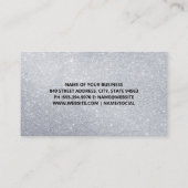 Makeup-Pinsel mit Makeup Visitenkarte (Rückseite)