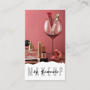 Makeup PMU Microblading Henna Salon Business Card Visitenkarte