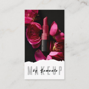 Makeup PMU Microblading Henna Salon Business Card Visitenkarte