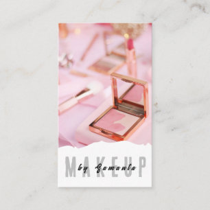 Makeup PMU Microblading Henna Salon Business Card Visitenkarte