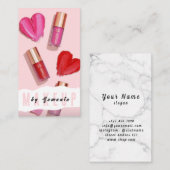 Makeup PMU Microblading Henna Salon Business Card Visitenkarte (Vorne/Hinten)