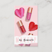 Makeup PMU Microblading Henna Salon Business Card Visitenkarte (Vorderseite)