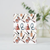 Makeup Postkarte (Stehend Vorderseite)