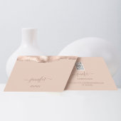 Makeup QR Code Pulver Blush Haut Visitenkarte