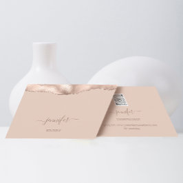 Makeup QR Code Pulver Blush Haut Visitenkarte