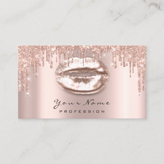 Makeup Rose Glitte Spark Lips Rafting Karte (Vorderseite)