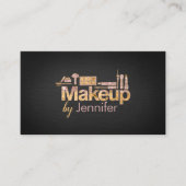 Makeup Rose Gold Ernennung Visitenkarte (Vorderseite)