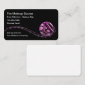 Makeup Sales Agent Visitenkarte (Vorne/Hinten)