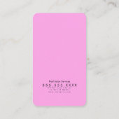 Makeup Salon QR Code Gold Glitzer Foto Business Visitenkarte (Rückseite)