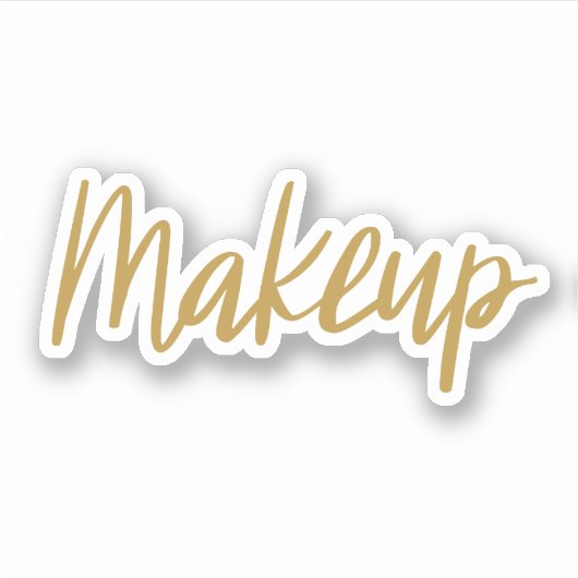 Makeup-Speichersticker Aufkleber (Vorderseite)