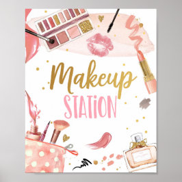 Makeup Station Wellness-Center Party Girl Glamour  Poster