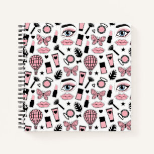 Makeup Sticker Muster Notizblock
