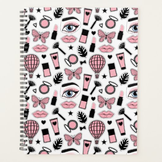 Makeup Sticker Muster Planer (Vorderseite)