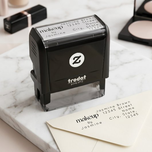 Makeup-Studio Individuelle Rücksendeadresse Elegan Permastempel