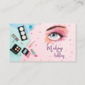 Makeup Stylist Business Card Visitenkarte (Vorderseite)