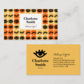 Makeup Stylist personalisierte Visitenkarte (Vorne/Hinten)