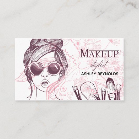 Makeup-Stylist Visitenkarte (Vorderseite)