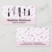 Makeup-Tools | Salon Pattern Visitenkarte (Vorne/Hinten)