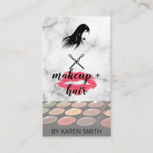 Makeup und Haare   Beautician   STYLIST Visitenkarte