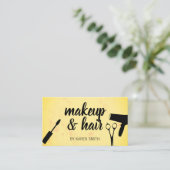 Makeup und Haare Terminkarte (Stehend Vorderseite)