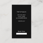 Makeup und Haare Visitenkarte (Rückseite)