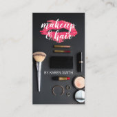 Makeup und Haarstylist | Salon Visitenkarte (Vorderseite)