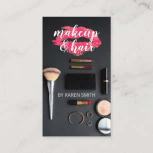 Makeup und Haarstylist   Salon Visitenkarte