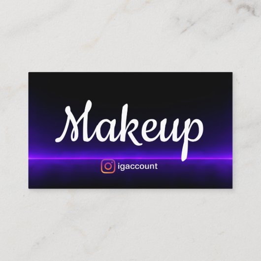 Makeup Visitenkarte (Rückseite)