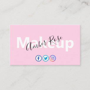 Makeup-Visitenkarte Visitenkarte