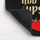 Makeup - Wenn Sie traurig sind, mehr Lipstick hinz Mousepad (Ecke)