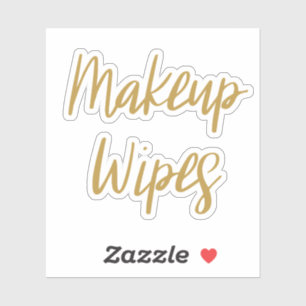 Makeup Wipes Storage-Aufkleber Aufkleber