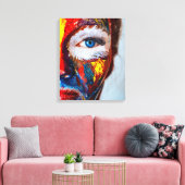 Makeup | Zazzle_Growshop. Leinwanddruck (Insitu (Wohnzimmer))