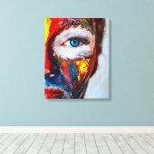 Makeup | Zazzle_Growshop. Leinwanddruck (Insitu (Holzboden))