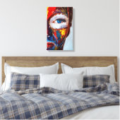 Makeup | Zazzle_Growshop. Leinwanddruck (Insitu (Schlafzimmer))