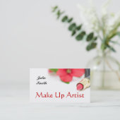 MakeUpArtist Visitenkarte (Stehend Vorderseite)