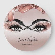 Makeuty Beauty Lashes Rose Gold Tropfen Glitzer