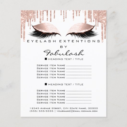 Makeuty Beauty White Pink Glitzer Flyer Spark Blue (Vorne)