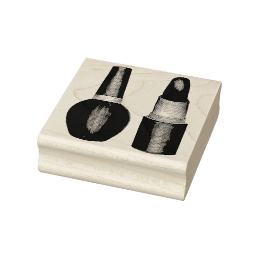 Makeuty Lipstick Tube Nail Polnische Flasche Gummistempel (Stempel)