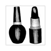 Makeuty Lipstick Tube Nail Polnische Flasche Gummistempel (Prägung)