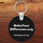 MakeYourDifference.org Schlüsselanhänger (Vorderseite)