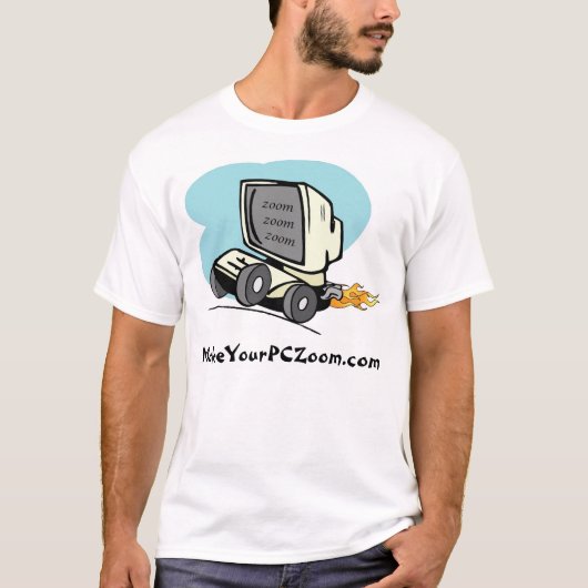 MakeYourPCZoom.com T-Shirt (Vorderseite)