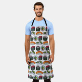 Maki japi Food Sushi Rolls Spicy Tuna Sashimi Schürze (Getragen)