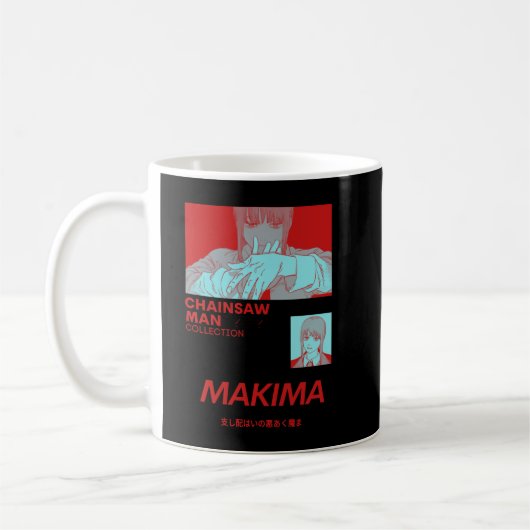 Makima Red - Chainsaw Man Classic Kaffeetasse (Links)