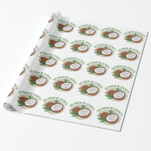 Makin ich Kokosnüsse Geschenkpapier