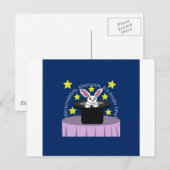 Makin' Magic Bunny Postkarte (Vorne/Hinten)