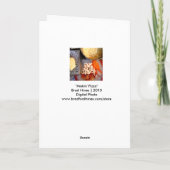 Makin' Pizza | Grußkarte Karte (Rückseite)